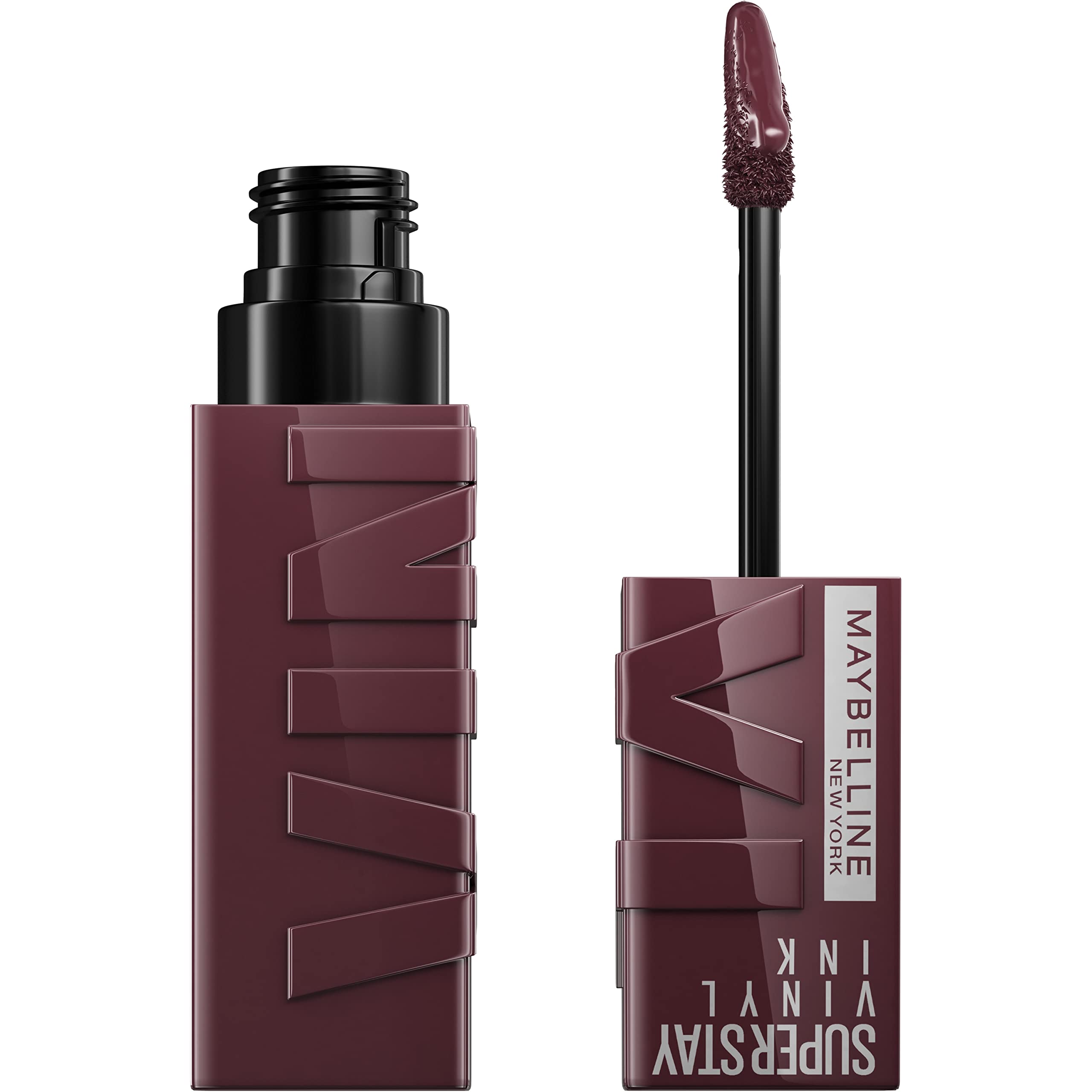 Maybelline Super Stay Vinyl Ink Longwear No-Budge Liquid Lipcolor Makeup, Highly Pigmented Color and Instant Shine, Cheeky, Rose Nude Lipstick, 0.14 fl oz, 1 Count
